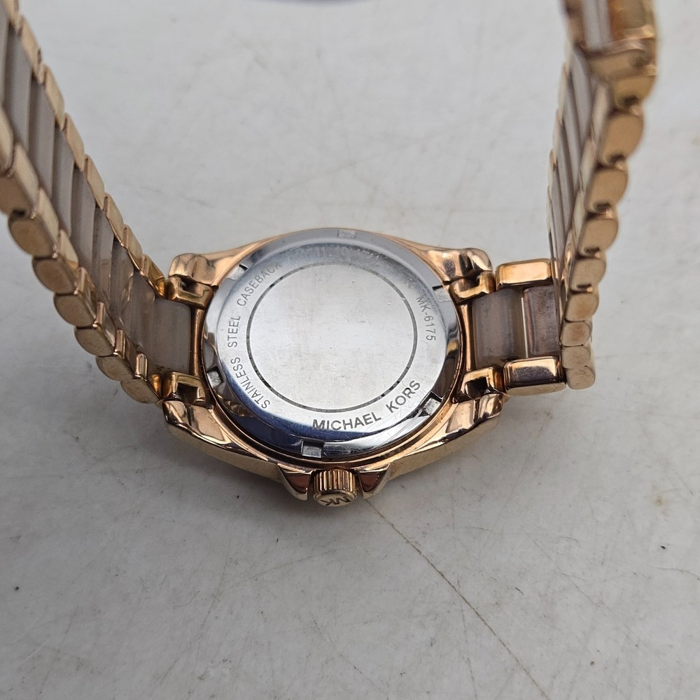 Michael Kors Chronograph Women's Mini Blair Rose Gold Tone Watch MK6175 - Picture 9 of 16